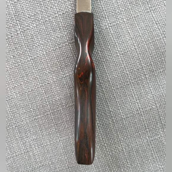 Vintage CUTCO Slotted Serving Spoon NO.13 Brown Marbled Handle Kitchen Utensil - Picture 7 of 12